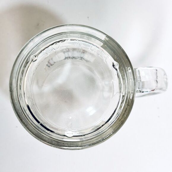 VTG Christmas Village Holiday Coffee Tea Mug Libbey Glass Horses Sleigh USA - Picture 5 of 5